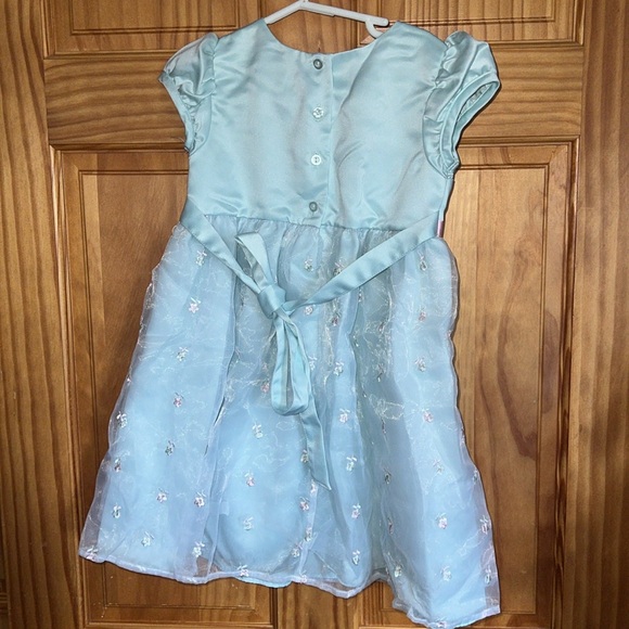 Youngland Light Teal and Pink Summer Dress [Size 6] - Picture 11 of 15
